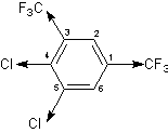 4,5-дихлор-1,3-бис-трифторметил-бензол